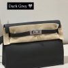 Dark grey (silver hardware)
