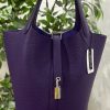 Dark purple (silver hardware)