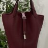 Maroon (silver hardware)