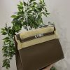 Khaki (silver hardware)