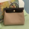 Light beige / Dark brown leather (gold hardware)