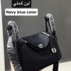Navy blue (silver hardware)