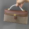 Colored canvas (camel brown leather)