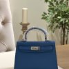Blue (silver hardware)