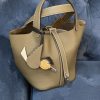 Khaki (silver hardware)