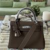 Khaki (silver hardware)