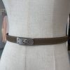 Khaki (silver hardware)