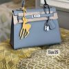 Sky blue (silver hardware)