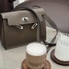 Khaki (silver hardware)