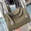 Olive green (silver hardware)