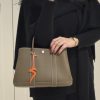 Khaki (silver hardware)