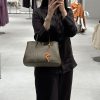 Dark brown (silver hardware)