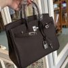 Dark brown (silver hardware)