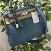 Blue (silver hardware)