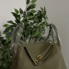 Olive green (gold hardware)