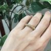 Gold with silver borders