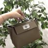 Khaki (silver hardware)