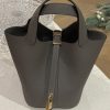 Grey (gold hardware)